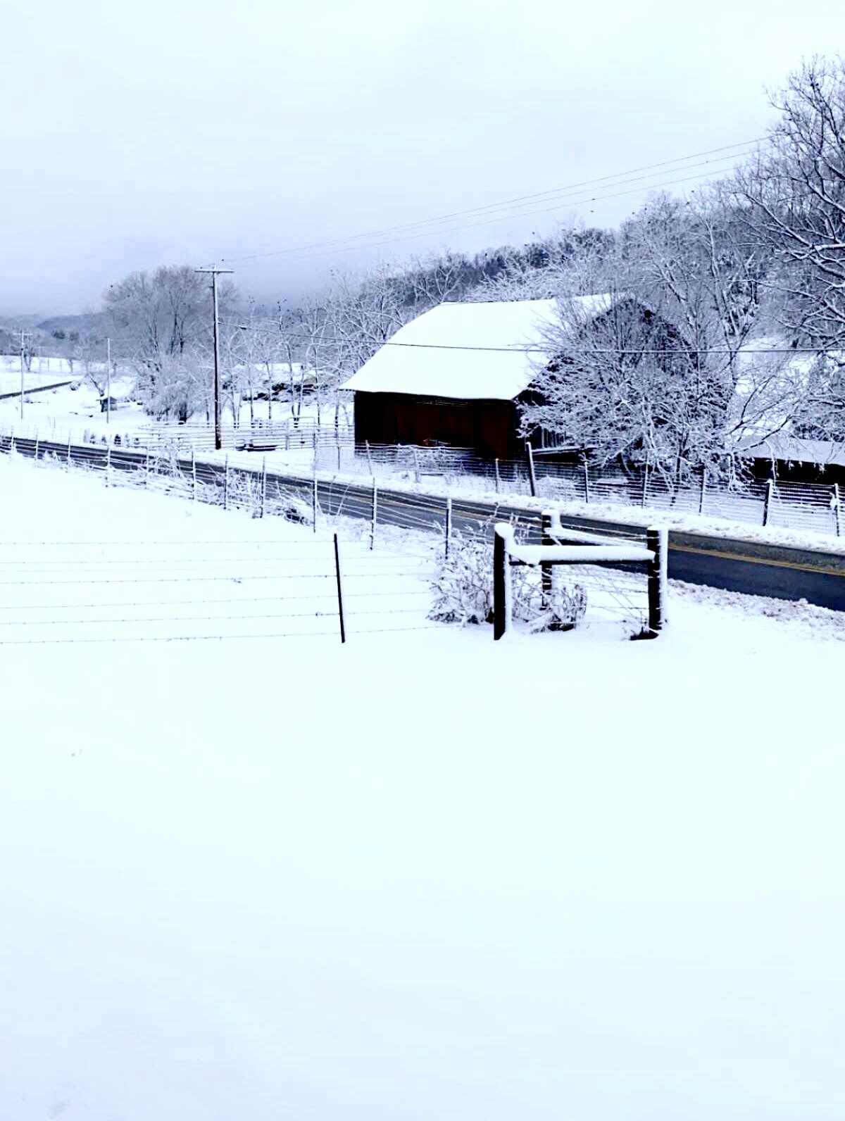 Snow barn